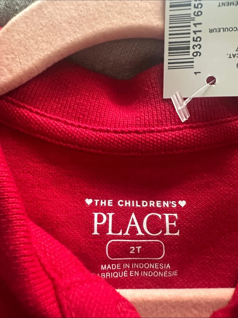 The Children's Place Navy & Red Polo Ruffle Skater Dresses - Picture 4 of 4